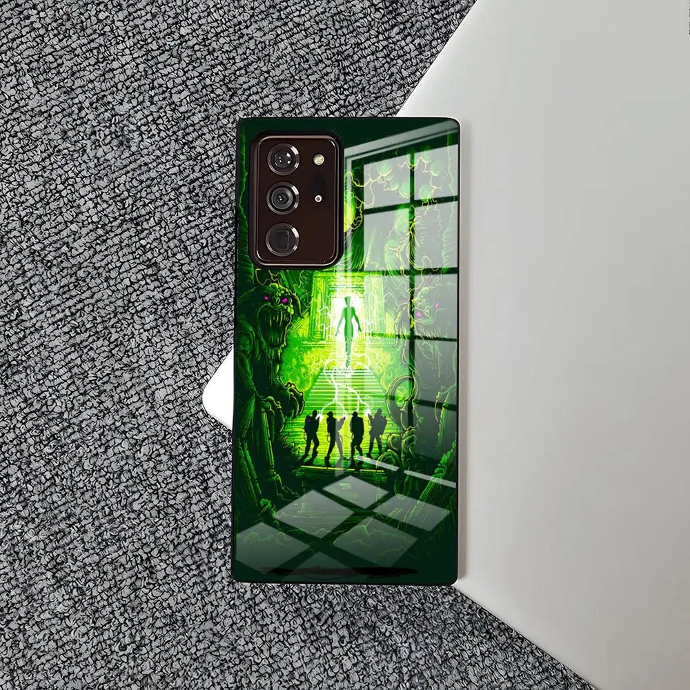 Чехол для телефона SLIMER со стеклянной крышкой для Samsung s 24 ultra plus 23 22 21 20 a 34 54 53 note20 m 54