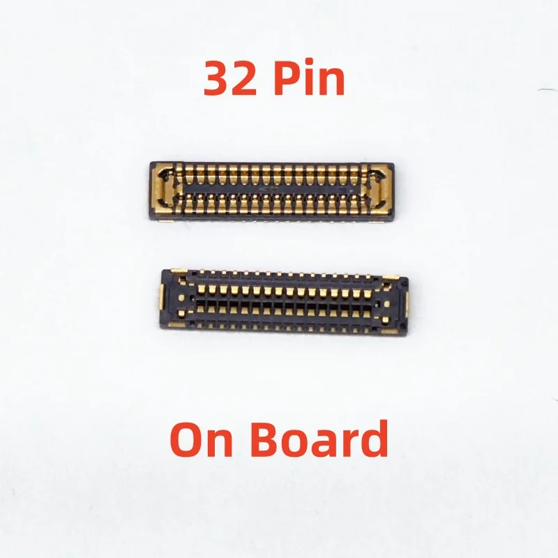 5-10Pcs 32Pin LCD Display Screen Connector MainBoard FPC For Huawei Y9 prime 2019 On Board