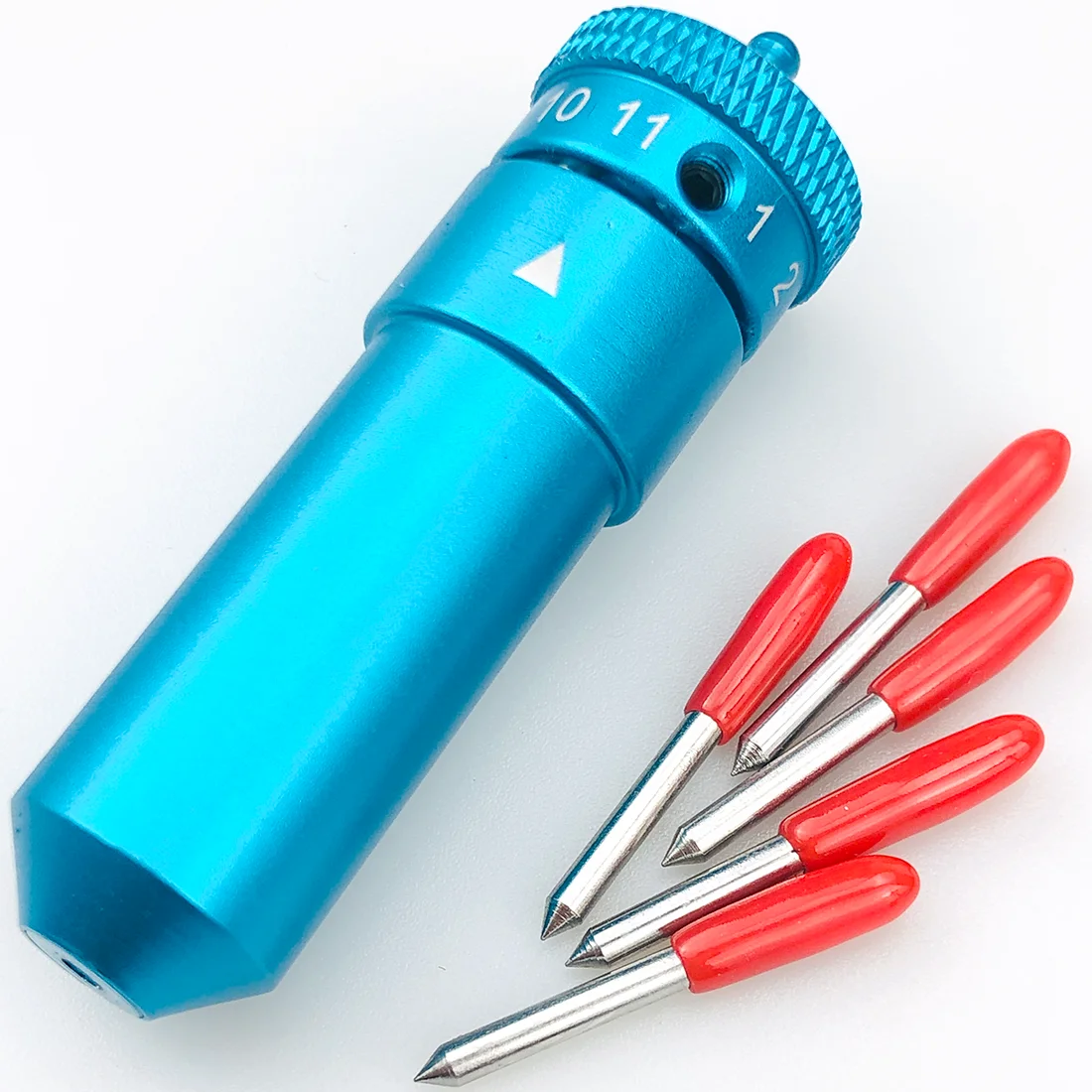 

Tungsten Steel 5pcs 45 Degree Plotter Blade Vinyl Cutter +1pc Blade Holder for Graphtec Silhouette Cameo 1/2/3 Portrait 1/2