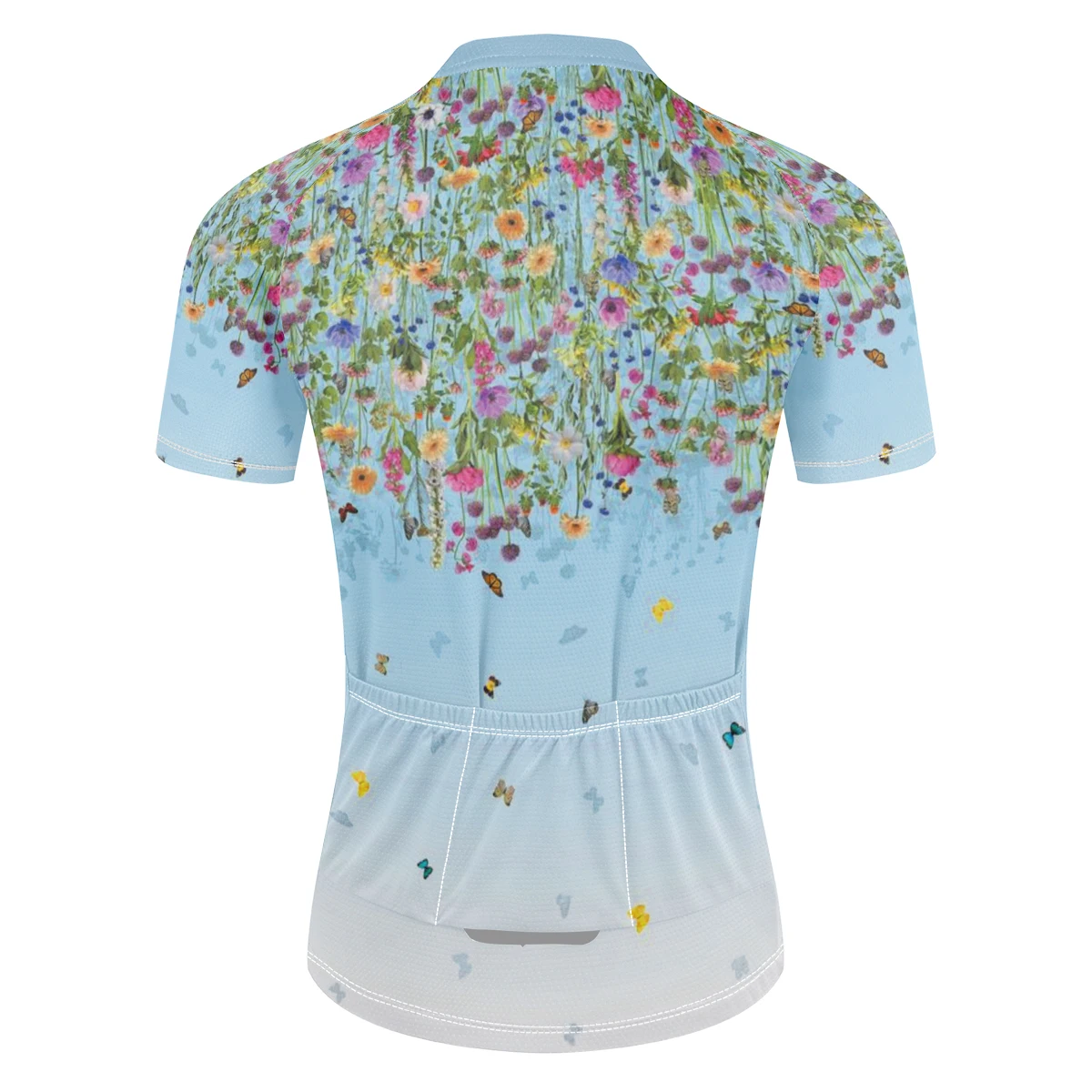 hot-sale products flowers bloom luxuriantly cycling sportswear women's cycling sweatshirt short sleeve MTB