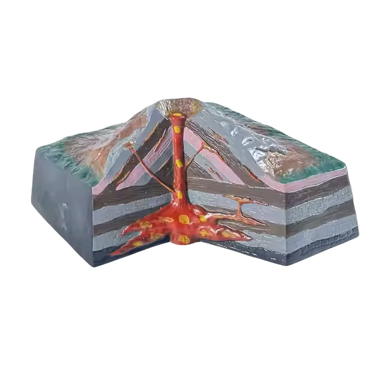 material-didactico-geologico-deforma-terrestre-de-volcan-equipo-de-ensenanza-de-geografia-para-escuela-secundaria-modelo-de-geografia-teachi