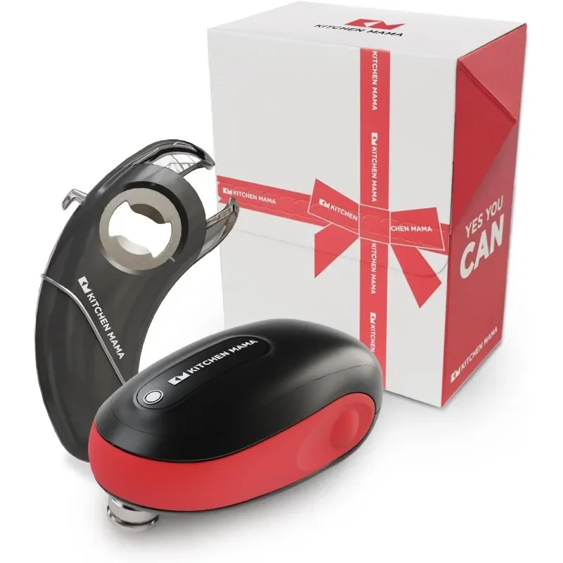 

Kitchen Mama Gift Set Electric Can Opener & Bottle Opener, Cool Gifts for Him, Automatic Can Opener (One-To-Go) Hands Free