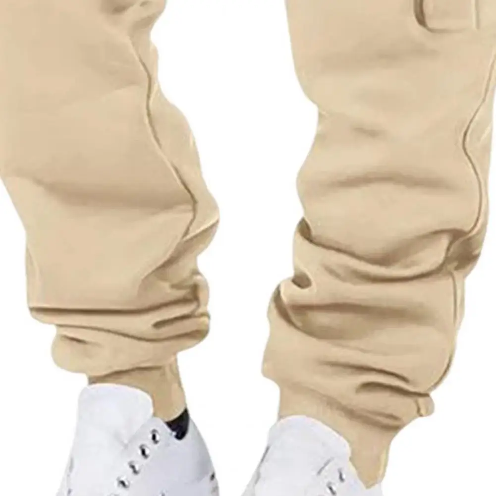 

Модные теплые мужские брюки-карго, новинка 2025 года, повседневные свободные осенне-зимние прямые мешковатые брюки, спортивные штаны с несколькими карманами и принтом ﻿