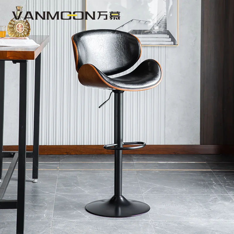 Hoher Hocker, drehbarer Lift, für Zuhause, Café, Rezeption, Barstuhl, Barhocker