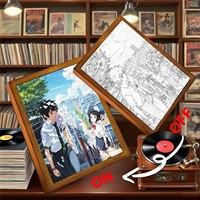 Anime Painting Frame Led Night Light Usb Plug Novelty Desk Lamp With Children Home Decoration For Birthday Holiday Gifts