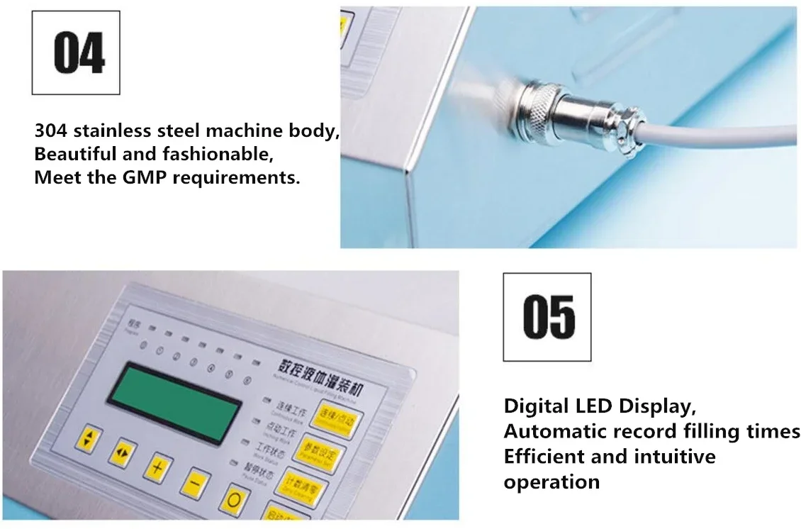 Vendite caldePompa elettrica Riempitrice di liquidi GFK-160