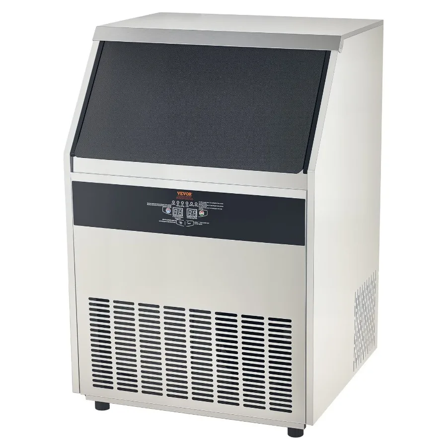 

Commercial Ice Maker Freestanding Cabinet Machine 440lbs 24H 160 Ice Cubes