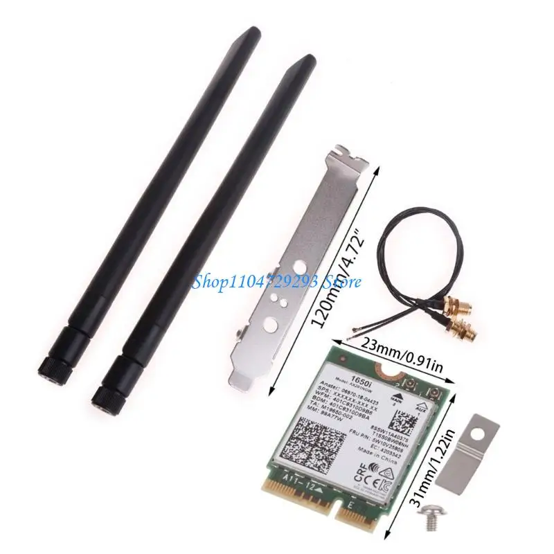 y2gd killer1650i wireless ax201ngw card killer1650i dualband wifi6 بطاقة 2400 ميجابايت #6