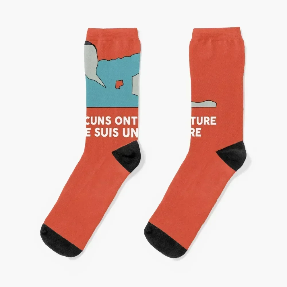 

I am an adventure - OSS 117 Socks christmass gift Climbing Heating sock new in's Socks For Men Women's