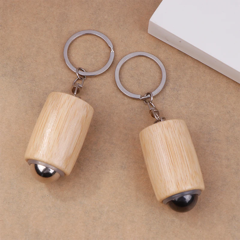 

1Pcs Steel Bead Massage Roller Ball Massager Wooden Scraping Stick Neck Face Wrinkle Removing Lifting Tightening Health Care