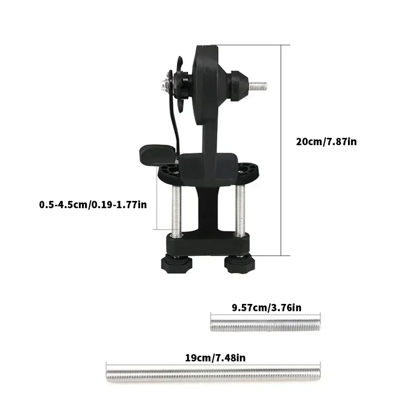 Fishing Reel Device Fishing Line Fishing Tool Capable Winding Single Reel Multiple Multifunctional Rotating Casting Rod Holder