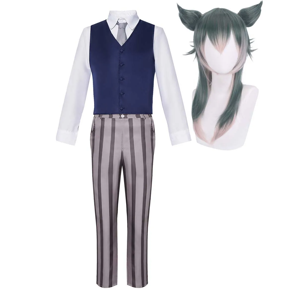 

Halloween Dress Up Men Anime Beastars Cosplay Grey Wolf Legoshi Costumes