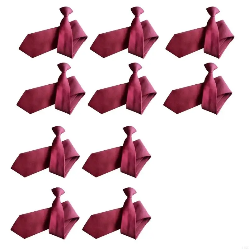 10 шт. предварительно завязанный галстук с застежкой-кнопкой можно стирать в машине универсальный стиль для деловых встреч