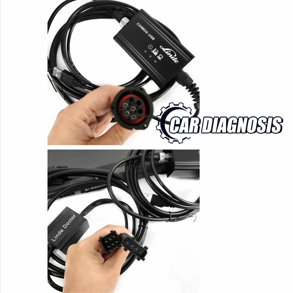 

Вилочный погрузчик Linde Canbox USB Doctor Linde Адаптер Сервисный ящик Linde pathfinder Диагностический интерфейс Инструмент Диагностический кабель