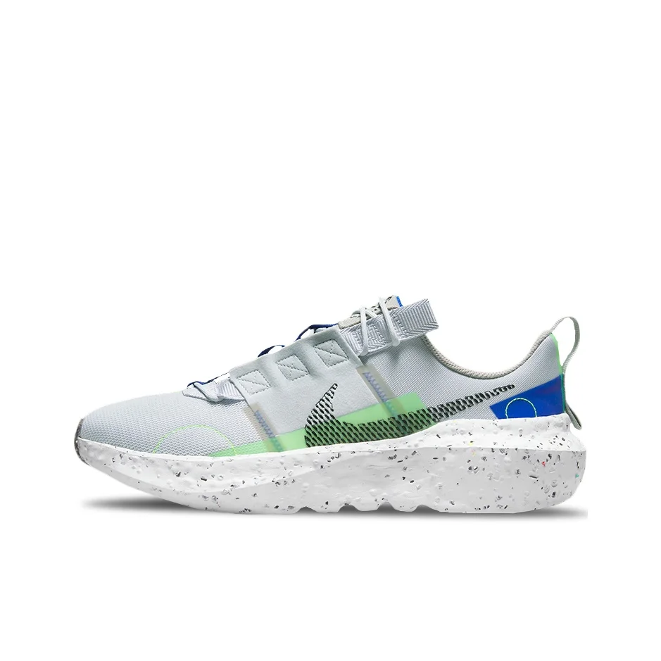 Nike Crater Running Shoes Unisex Low Top Gray/Green/Blue DB2477-020