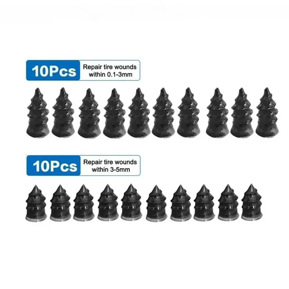 

20 шт. ремонтные гвозди для автомобиля, мотоцикла, инструменты для ремонта проколов бескамерных шин, резины для грузовика, скутера, велосипеда, обслуживания автомобиля