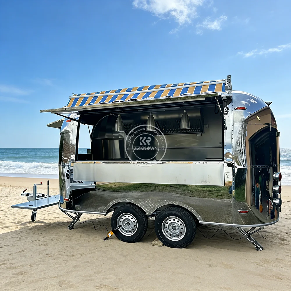 

Commercial Taco Burger Truck Street Catering Mobile Kitchen Food Trailer Juice Smoothie Trailer Food Truck For Business