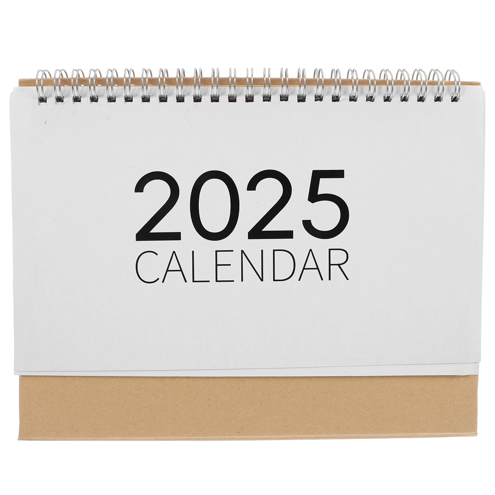 

Desk Calendar Notepad Reusable Perpetual Flip Paper Monthly Calendars Planner Thick Paper Standup Design Lightweight White Year