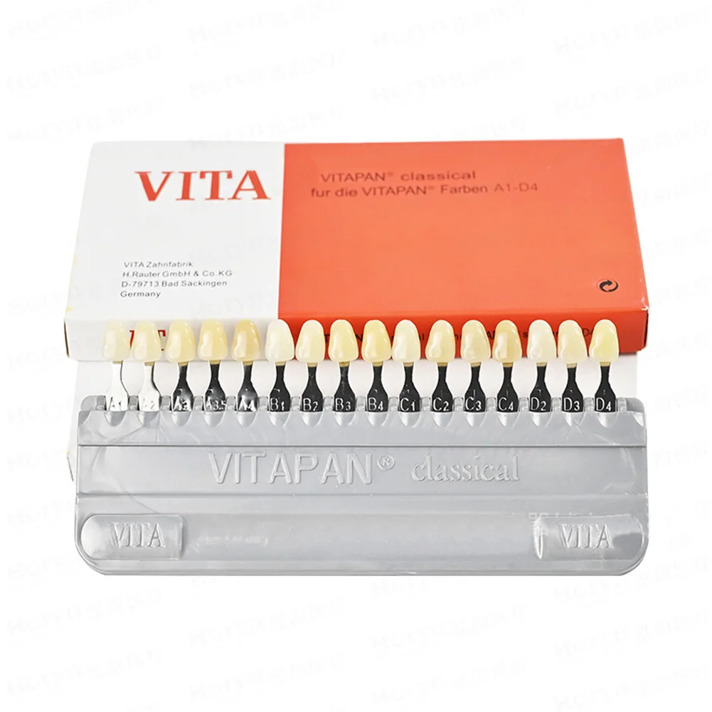 VITA Dental Shade Guide 3D Master Tooth Whitening Bleach Toothguide Denture Model 16/29 Color Tabs VITAPAN Classical Comparator
