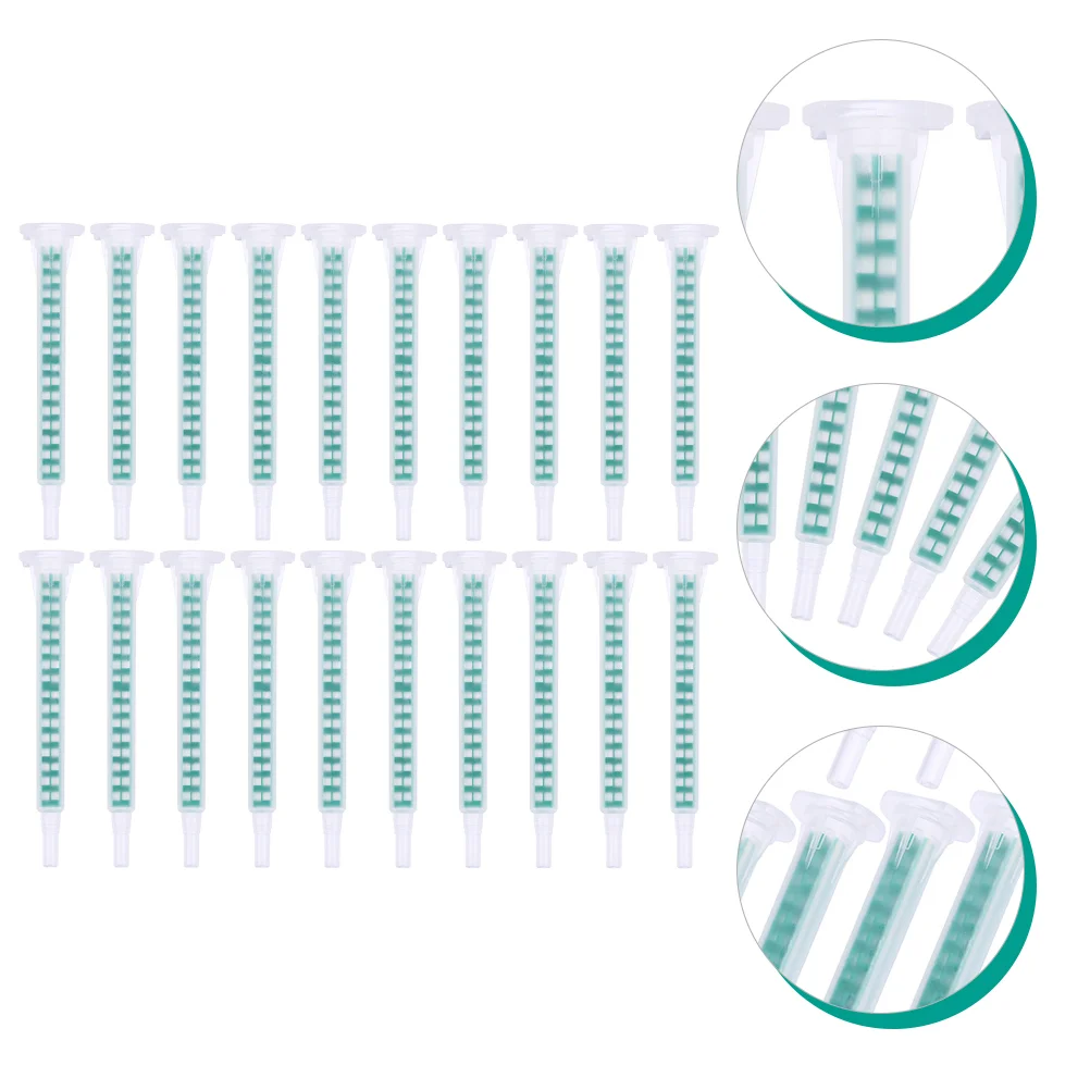 

Square Tool Mixing Dispensing Hose Epoxy Resin Mixer Applicators Nozzle Filling Glue Double Sided Tape