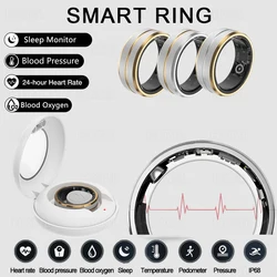 2024 nuove donne uomini Smart Ring sport Fitness Tracker orologi IP68 impermeabile amanti dell'ossigeno nel sangue Smart Ring per Android IOS H01