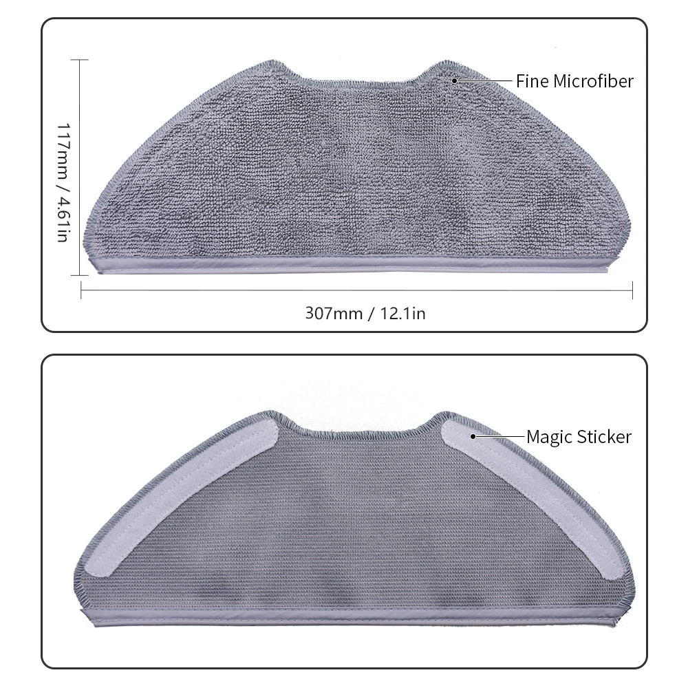Piezas de paños de fregona con filtro Hepa de Cepillo Lateral principal compatibles con Xiaomi Mijia Robot aspirador-mopa Pro MJSTS1 MJSTS piezas de
