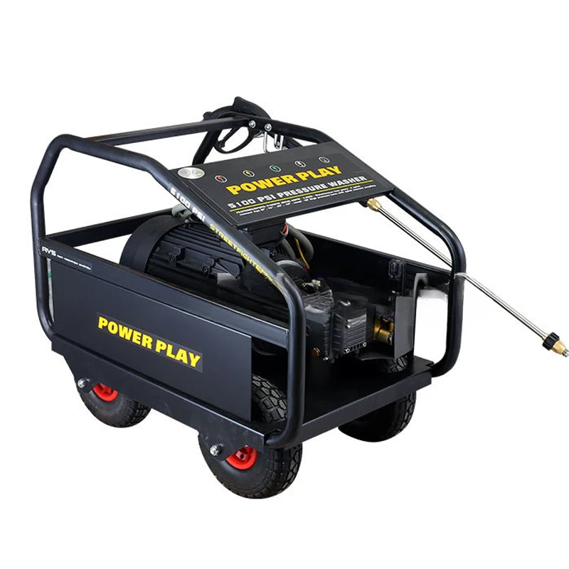 

1 шт., мобильная коммерческая чистящая машина высокого давления, 380 В, промышленная резьба по корню, пескоструйная обработка, очистка от ржавчины, автомойная машина