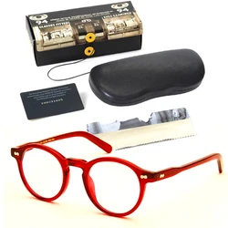 Lemtosh-gafas con montura para hombre y mujer, lentes ópticas de marca de lujo, de acetato Vintage, para ordenador