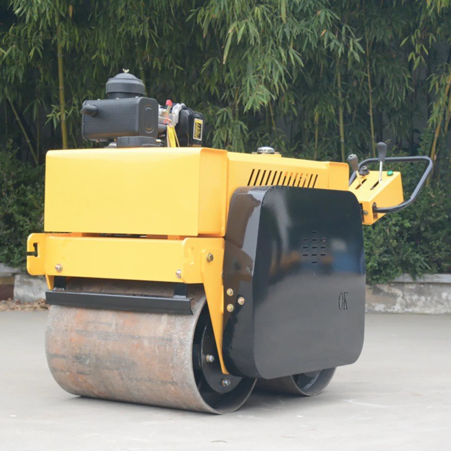 Small road roller 1 ton 3 tons double steel wheel vibration pavement compactor hand-held full hydraulic asphalt roller