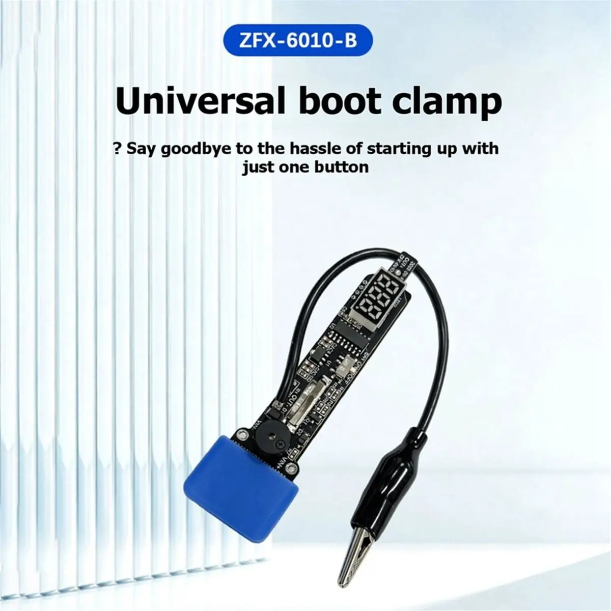 Battery-Free Power Boot Clip DC 3-10V Mobile Phone Test Fixture, for Non-Encrypted Dual-Cell Model Power-on Test