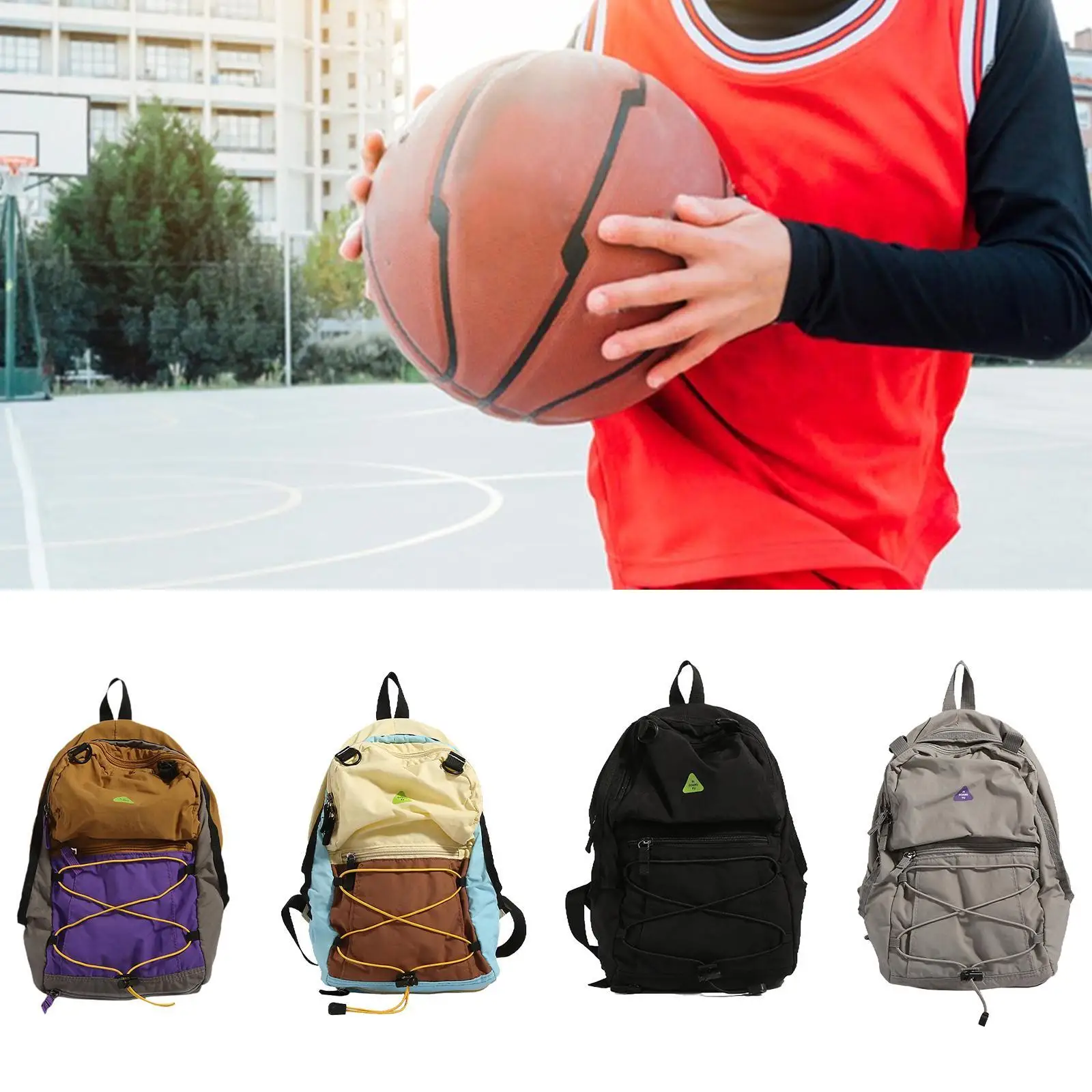 Zaino da basket Accessori sportivi Borsa comoda per attrezzature per allenamento sportivo per la scuola Sport all'aria aperta Tennis Calcio Ragazzi