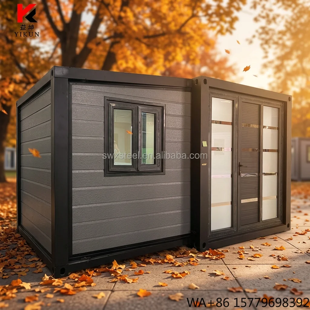 20ft 40ft Foldable Expandable Container House Prefab for Villas & Tiny Home Mobile Kitchen/Gym Contemporary Design 2-4 Bedrooms