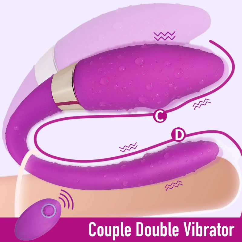 Remote Control Double Vibrators For Couple Wearable Dildo Female G Spot Stimulator Massager Masturbator Sex Toys For Women