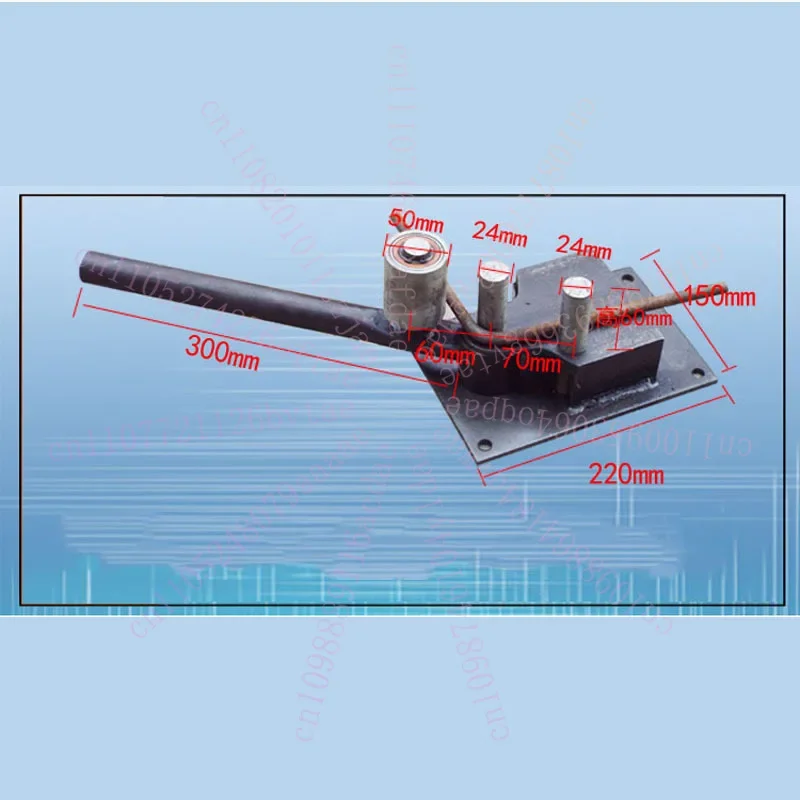 Manual Steel Bar Bending Machine 4mm-14mm Portable Construction Rebar Bender Folding Tool