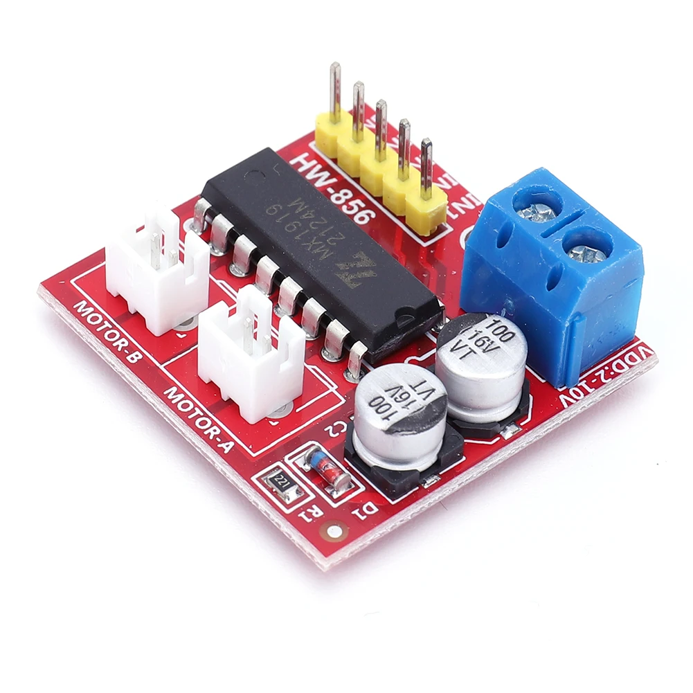 MX1919 Dual Stepper Motor Development Board 2.5A Dual-Circuit Motor Drive Module Low Power Consumption Dual H Bridge for Arduino