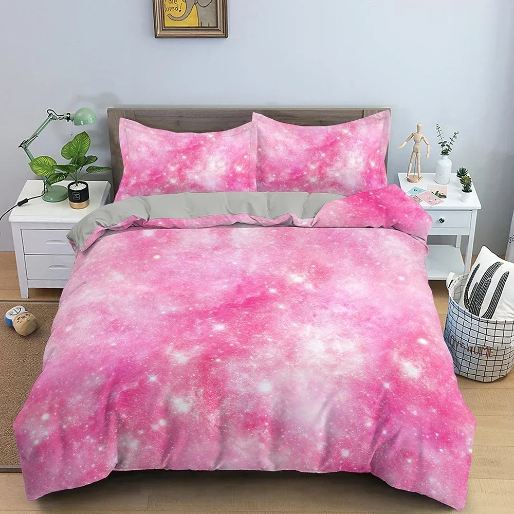 

3D Starry Sky 3D Duvet Cover Bedding Set Comforter Linen Pillowcases Home Decor Single Double Twin King Queen