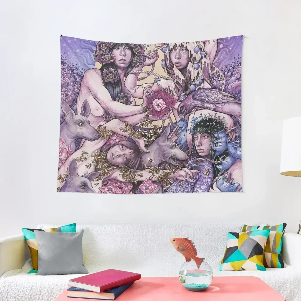 Baroness: Purple Tapestry Decorations For Your Bedroom Room Aesthetic Tapestry