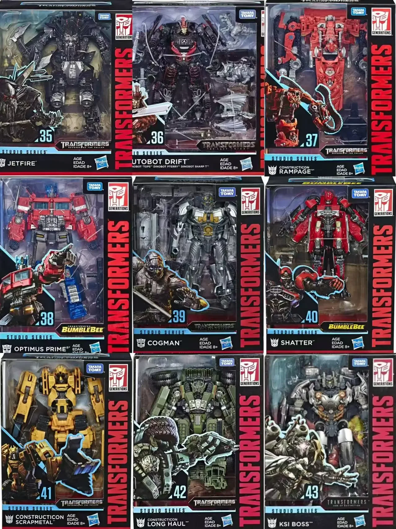 

[In Stock] Transformation Toy SS-35 SS-36 SS-37 SS-38 SS-39 SS-40 SS-41 SS-42 SS-43 Studio Series Collection 100% Original Box