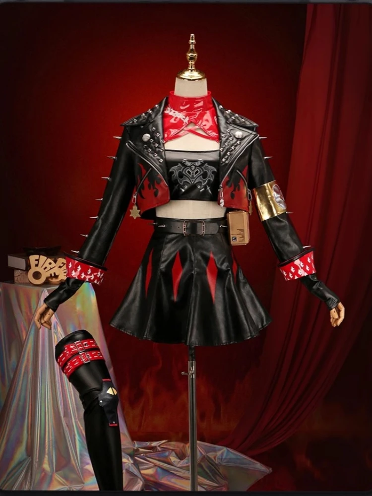 Zenless Zone Zero Burnice Whita Kostum Cosplay Anime Wanita Seragam Seksi Pakaian Bermain Peran Halloween Comic-Con Setelan Pesta Stok