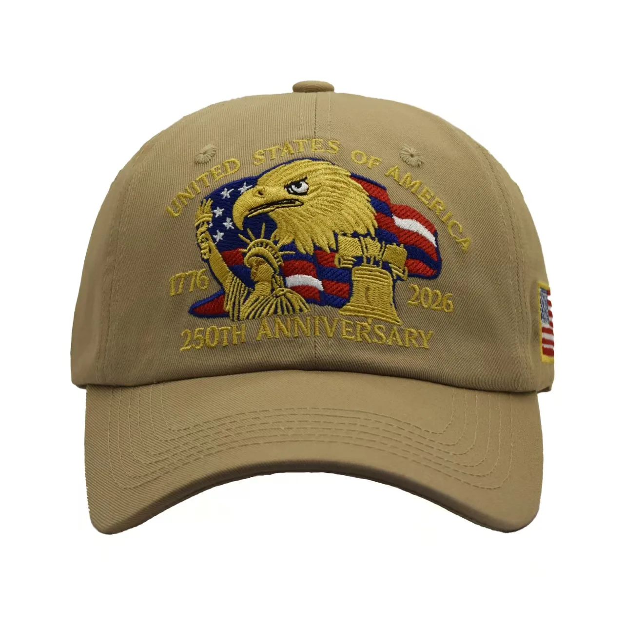 US 250th Anniversary Cap Adjustable Retro Washed Patriotic Cap US 250th Anniversary Tribute Hat Trucker Hat for Men & Women