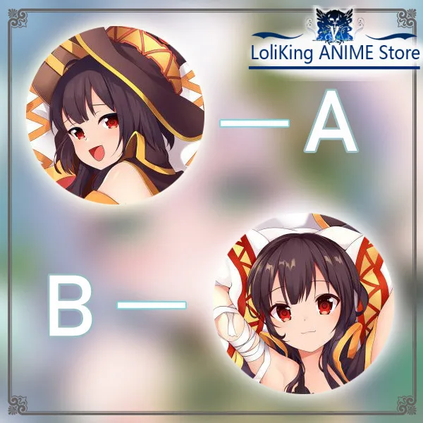 

Megumin Dakimakura Hing Body Pillow Case Cosplay Japanese Otaku Cushion Cover Xmas Gifts GAME