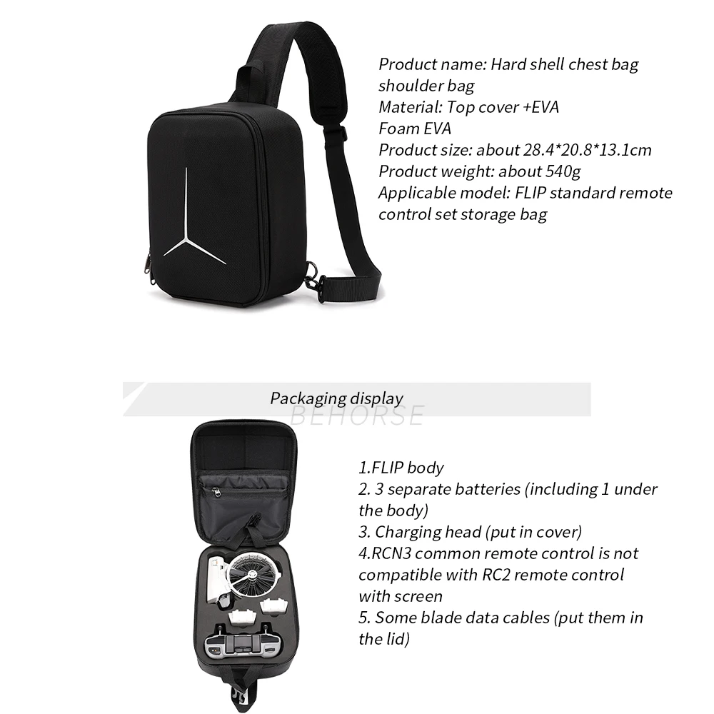 حقيبة التخزين المحمولة ل DJI RC N3 حافظة لجهاز التحكم عن بعد تحمل الكتف صندوق الصدر واقية ل DJI الوجه ملحقات طائرة بدون طيار