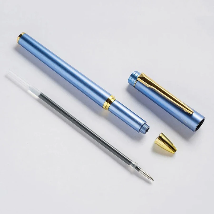 1 Stück gehobene Business Signatur Stift Gel Stifte Material Escolar Schule Briefpapier liefert Werbeaktionen Geschenk