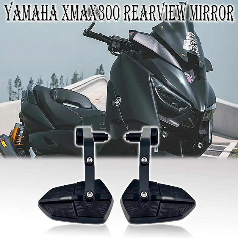 2024 New For Yamaha Xmax300 XMAX300 2017-2023 Mirror Cnc Aluminum Alloy Motorcycle Rearview Mirror Anti-Glare Rear Side Mirrors