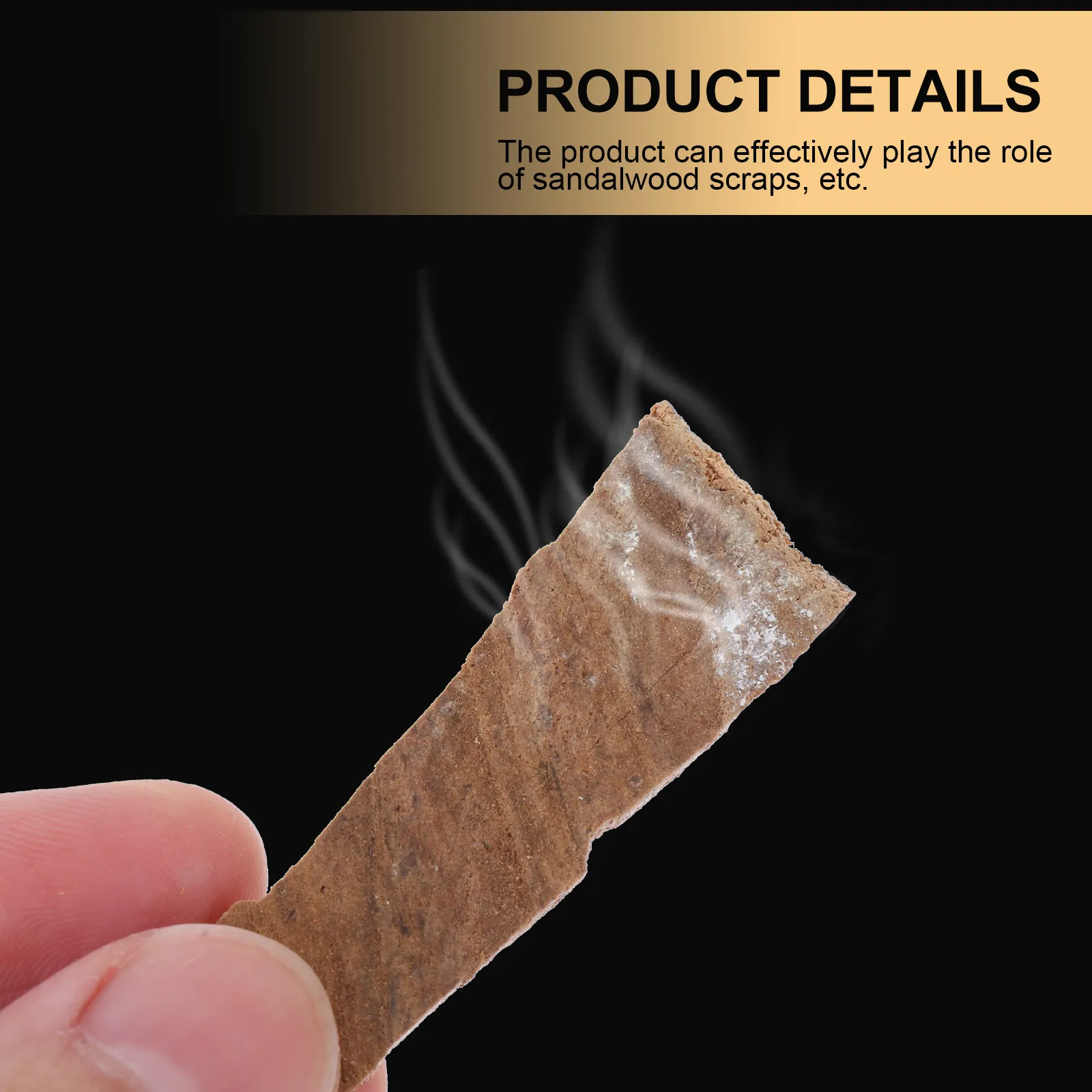 1Set Authentic Sandalwood Aroma Scraps Natural Incense Wood Material for Healing Stress Relief Purifying Air Calming Atmosphere