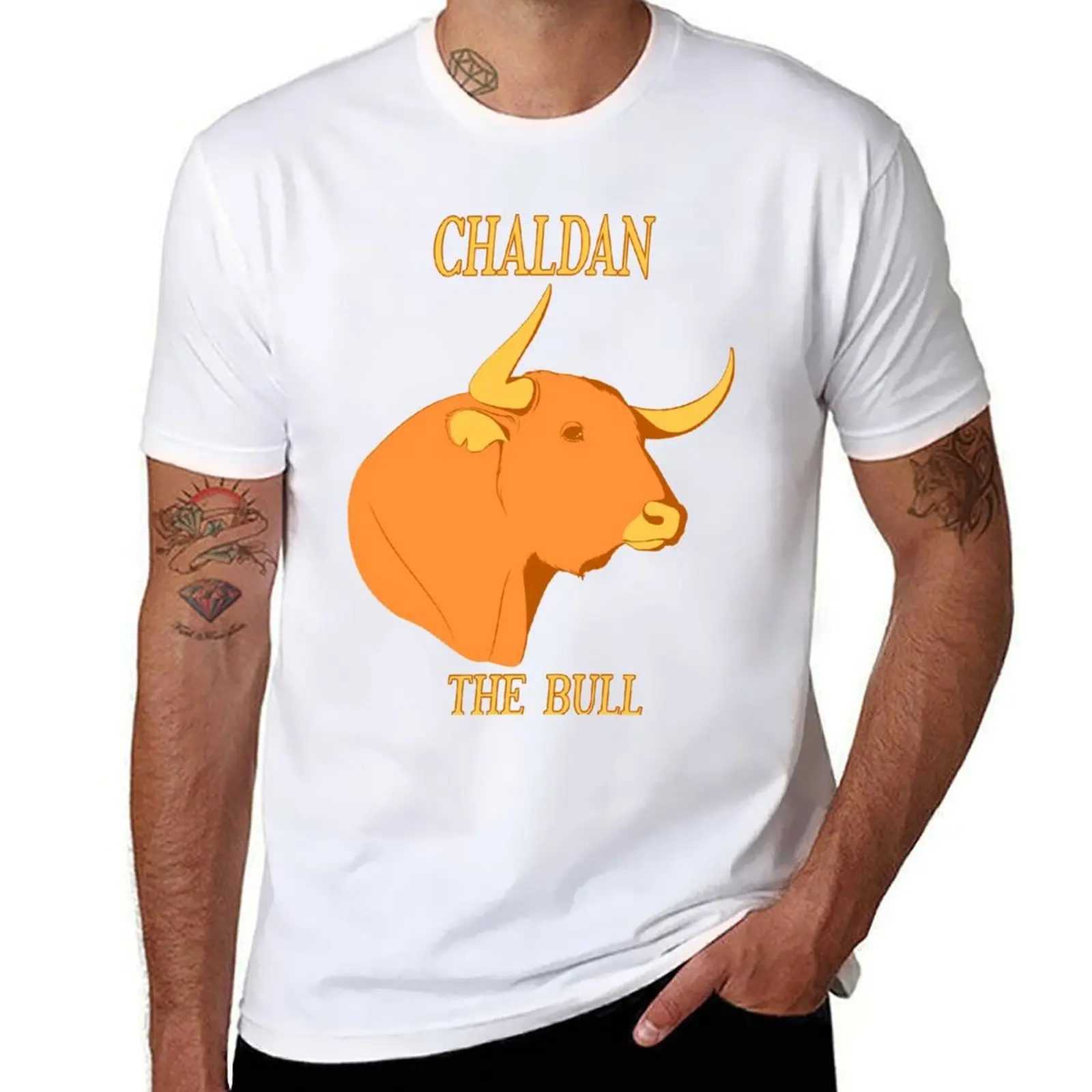 

Chaldan the Bull T-Shirt man t shirt graphic cotton t shirts high quality t shirt man cotton T-Shirt