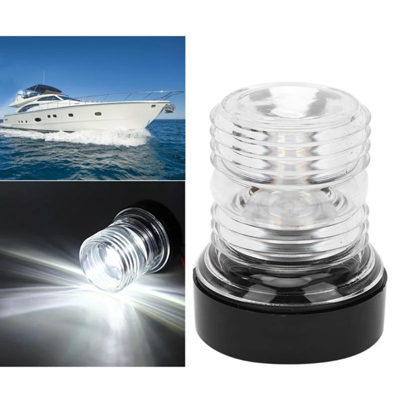 R9CC Anchors Light 360 Degree All Round 12-24V Boats Yacht Sailing Light Replacement Lights Marine Navigation Light