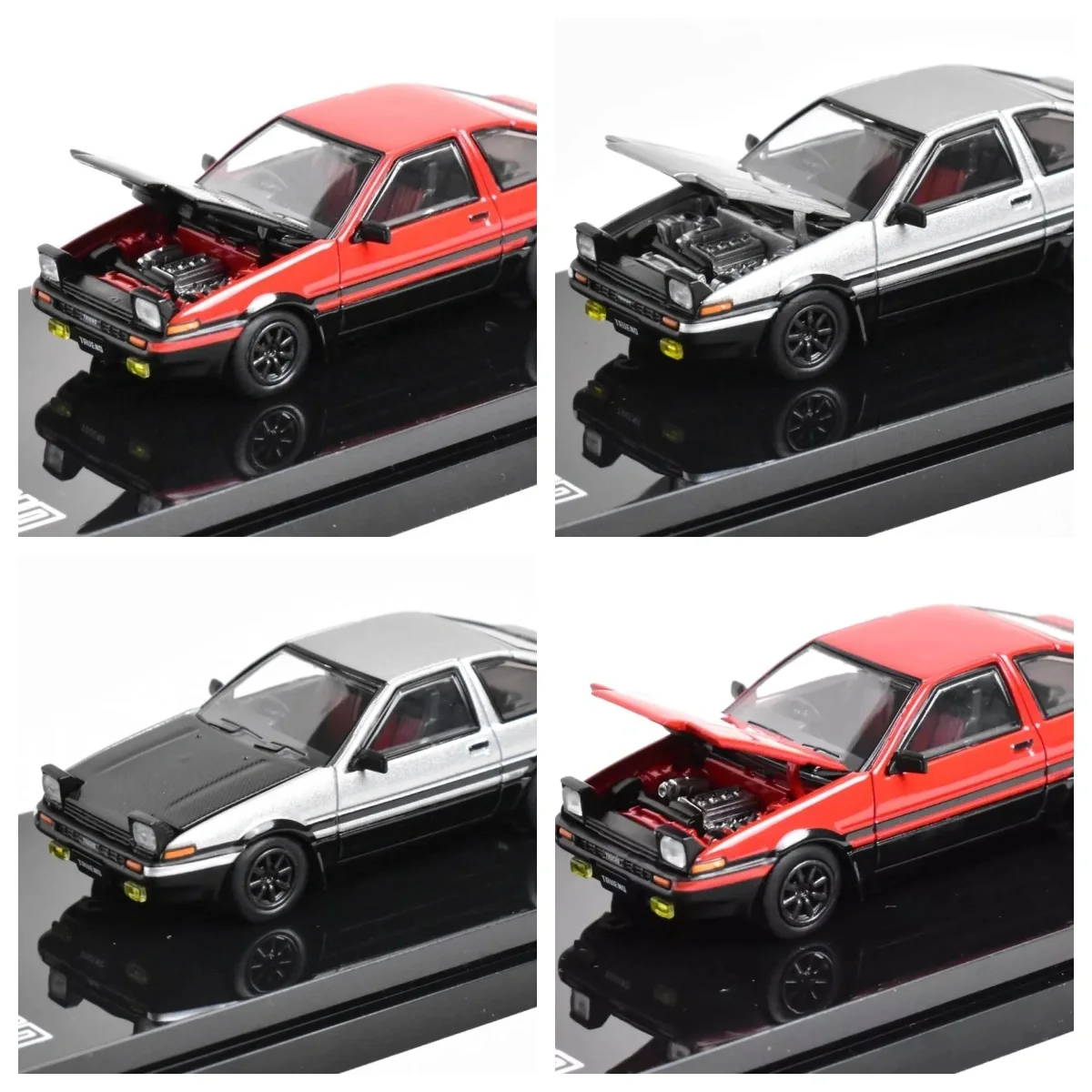 

Hobby Japan 1:64 Red JDM AE86 TRUENO GT Sports Model Diecast Metal Car