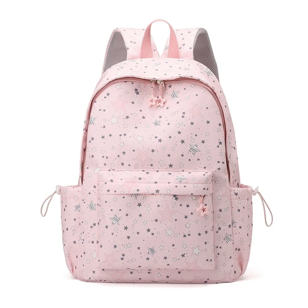 Fashion Star Pattern Schoolbag Lightweight Waterproof Shoulders Bag Multi-layer Oxford Cloth Business Rucksack