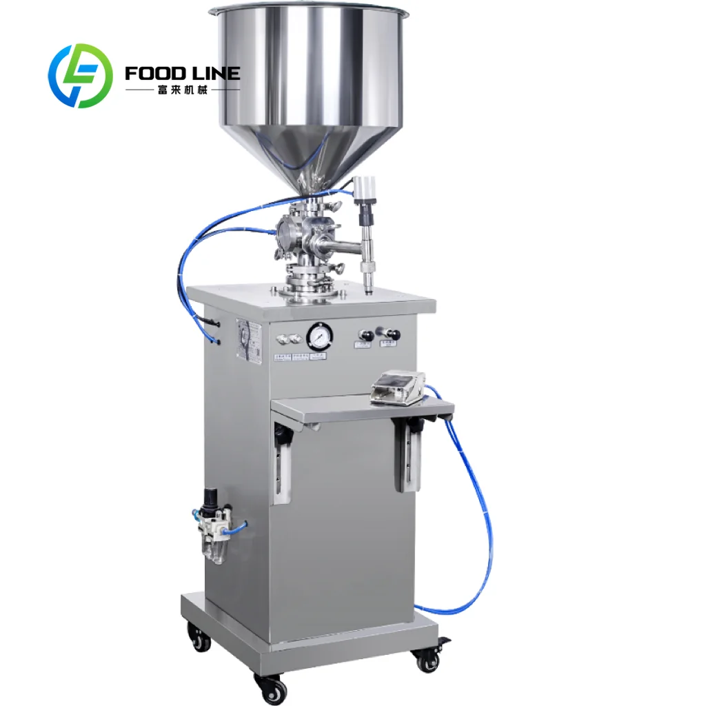 Semi-automatic bottled water 100ml 200ml filling machine